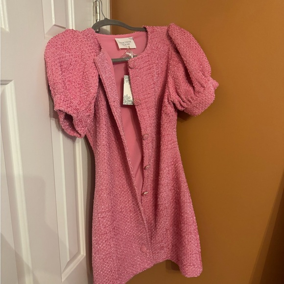 Tuckernuck Dress - Hyacinth House Pink Tweed - Picture 5 of 5